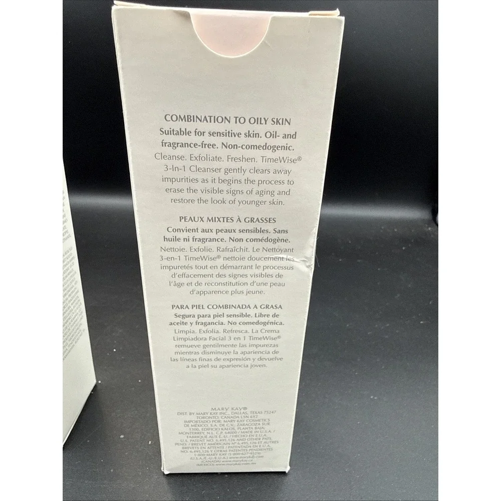 2 Mary Kay TimeWise 3-In-1 Cleanser Combination / Oily  4.5 oz New in Box 869200